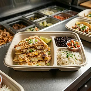 chicken quesadillas lunch